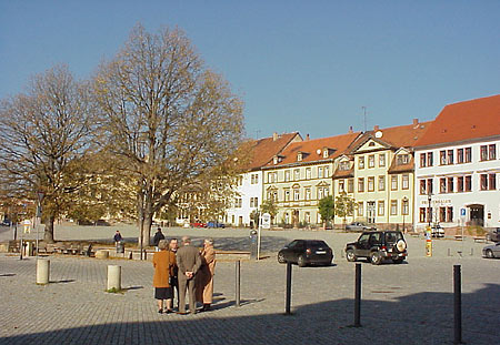 Deutschland Thüringen Bad Frankenhausen  Marktplatz